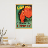 Affiche de propagande française de la Seconde Guer (Cuisine)