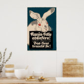 Affiche de propagande impériale allemande de la Pr (Cuisine)