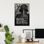 Affiche de propagande impériale allemande de la Pr (Bureau à domicile)