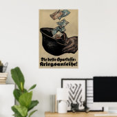 Affiche de propagande impériale allemande de la Pr (Bureau à domicile)