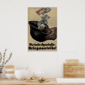 Affiche de propagande impériale allemande de la Pr (Cuisine)