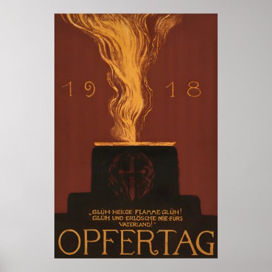 Affiche de propagande impériale allemande de la Pr (Devant)