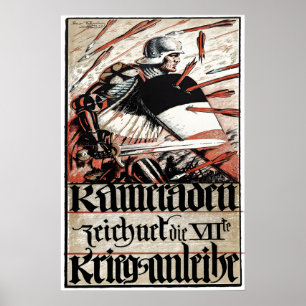 Affiche de propagande impériale allemande de la Pr