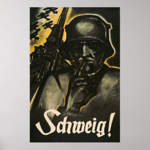 Affiche de propagande impériale allemande Guerre m