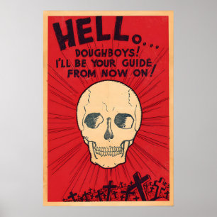 Affiche de propagande japonaise de la Seconde Guer
