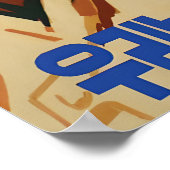 Affiche de propagande nord-coréenne Unification !  (Coin)