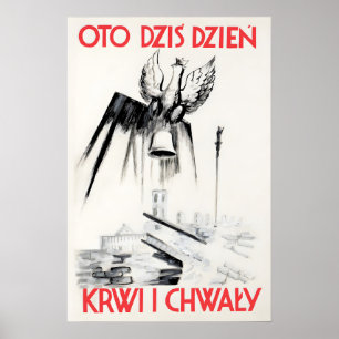 Affiche de propagande polonaise de la Seconde Guer