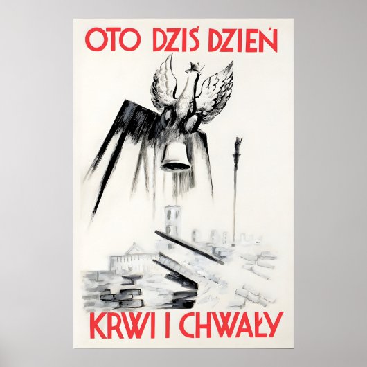 Affiche de propagande polonaise de la Seconde Guer (Devant)