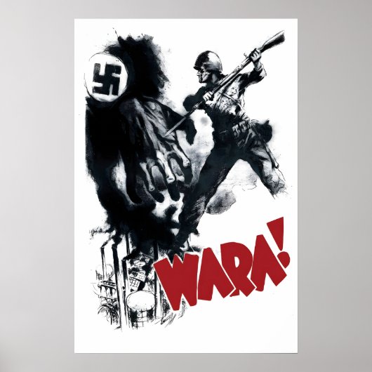 Affiche de propagande polonaise de la Seconde Guer (Devant)