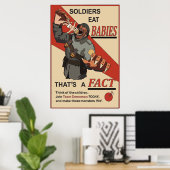 Affiche de propagande russe fausse WW1 (Bureau à domicile)