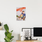 Affiche de propagande soviétique (Bureau à domicile)