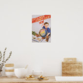 Affiche de propagande soviétique (Cuisine)