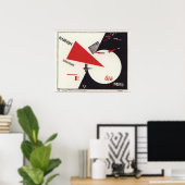 Affiche de propagande soviétique (Bureau à domicile)