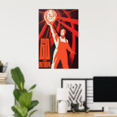 Affiche de propagande soviétique – 60 ans octobre (Bureau à domicile)