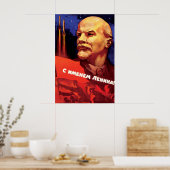 Affiche de propagande soviétique Au nom de Lénine (Cuisine)