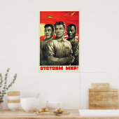 Affiche de propagande soviétique de 1951 Nations p (Cuisine)
