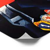 Affiche de propagande soviétique École de l'armée  (Coin)