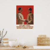 Affiche de propagande soviétique Joseph Staline (Cuisine)