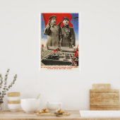 Affiche de propagande soviétique Joseph Staline (Cuisine)