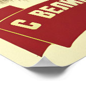 Affiche de propagande soviétique Joyuses fêtes (Coin)