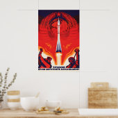 Affiche de propagande soviétique La puissance de l (Cuisine)