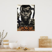 Affiche de propagande soviétique Liberté au peuple (Cuisine)