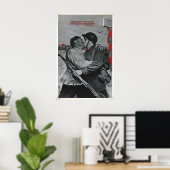 Affiche de propagande soviétique Nos forces sont l (Bureau à domicile)