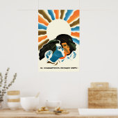 Affiche de propagande soviétique pour la solidarit (Cuisine)