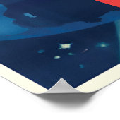 Affiche de propagande spatiale soviétique Envoyés  (Coin)