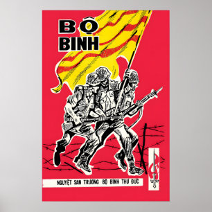 Affiche de propagande sud-vietnamienne Impression 