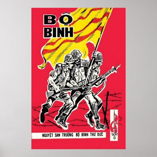 Affiche de propagande sud-vietnamienne Impression (Devant)