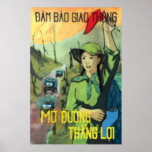 Affiche de propagande vietnamienne Assurer la circ