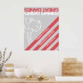 Affiche de protestation Grand Danois (Cuisine)