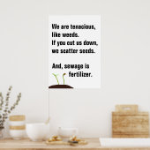 Affiche de protestation - Nous sommes comme les ma (Cuisine)