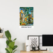 Affiche de Provence, France (Bureau à domicile)