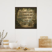Affiche de proverbe chinois (Cuisine)