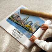 Affiche de Providence Rhode Island, Aquarelle, Sur
