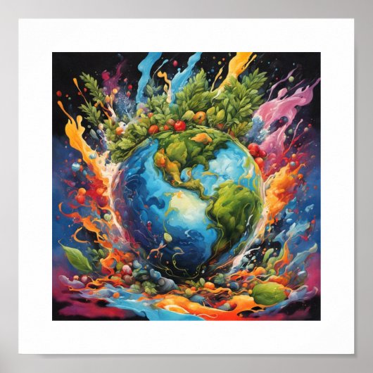 Affiche de provisions terrestres (Devant)