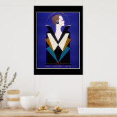 Affiche de publicité de mode vintage impression (Cuisine)