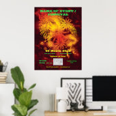 Affiche de publicité Fireworks, affiche, impressio (Bureau à domicile)