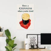 Affiche de publicité pour Guinness par John Gilroy (Bureau à domicile)