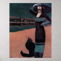 Affiche de publicité Vintage Art nouveau