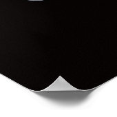 Affiche de puzzle brisé noir et blanc (Coin)