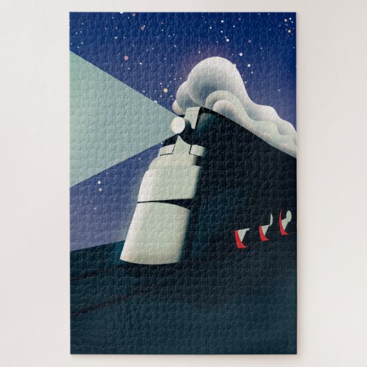 Affiche de puzzle de Dumpton Gap Broadstairs Kent (Vertical)