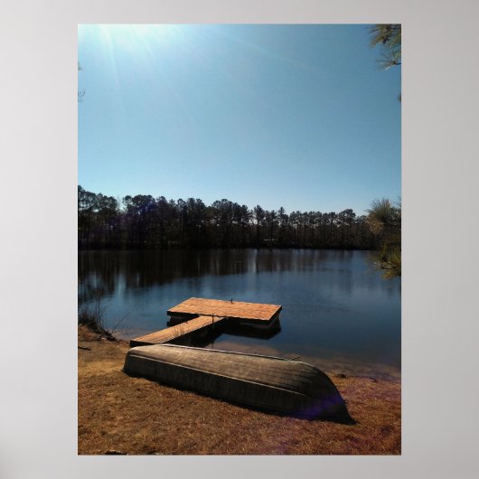 Affiche de quai du lac Tranquil (Devant)