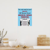 affiche de ralliement de 16 x 20 pouces (Cuisine)