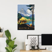 Affiche de randonnée autrichienne à Venise Art de  (Bureau à domicile)