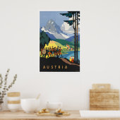 Affiche de randonnée autrichienne à Venise Art de  (Cuisine)