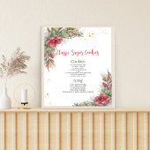 Affiche de recettes de Noël