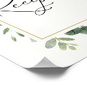 Affiche de recettes d'eucalyptus (Coin)
